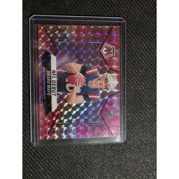 2024 Panini Mosaic - NFL Debut Drake Maye #273 Camo Pink Mosaic Prizm (RC)