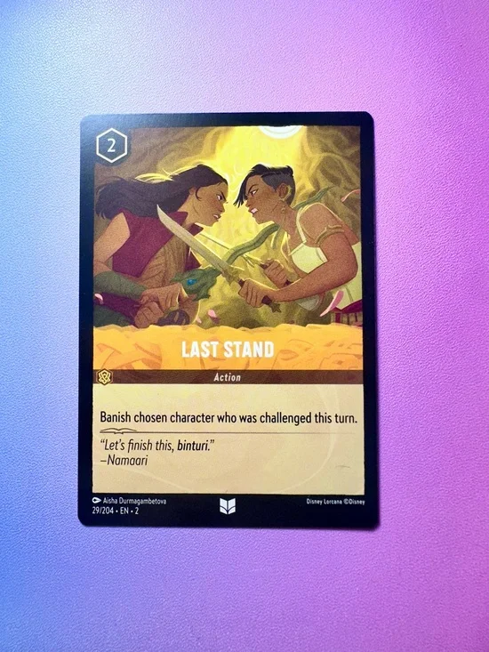 last stand [raya & the last dragon] - 29/204 — lorcana: rise of the floodborn
