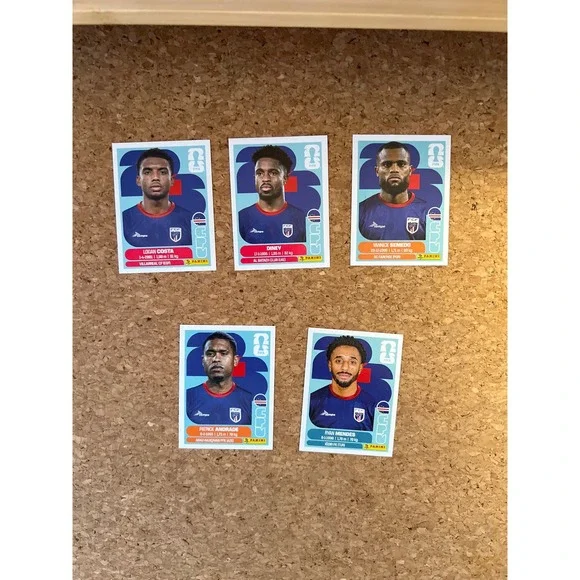 Panini FIFA World Cup 2026 Cape Verde 5 Sticker Lot Costa Diney Semedo Andrade