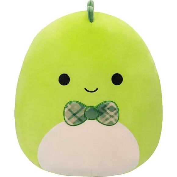 Squishmallows Danny the Green Dino Wearing a Bow Tie 8