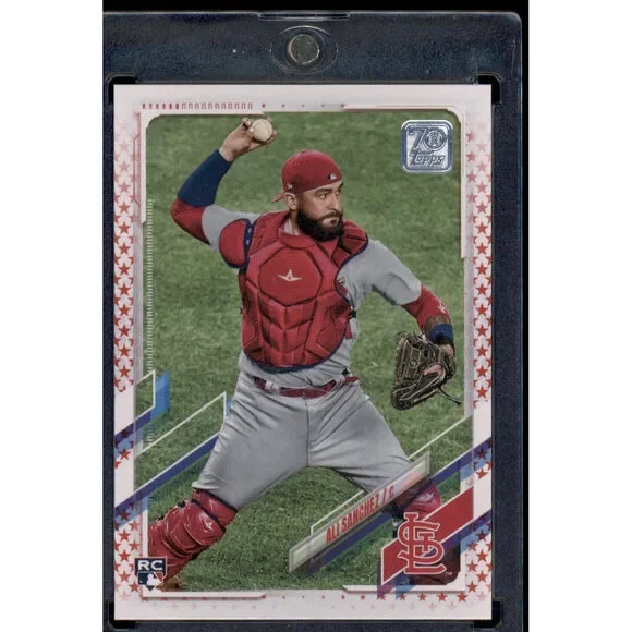 2021 Topps Update #US244 Ali Sanchez Independence Day #/76