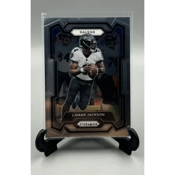 Lamar Jackson 2023 Panini Prizm‎ Card #18 Baltimore Ravens