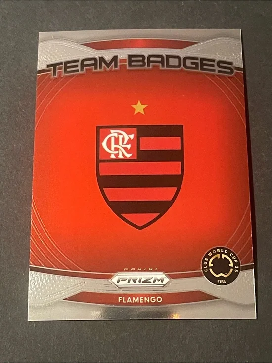 Panini Prizm 2025 FIFA Club World Cup Team Badges Flamengo Insert #10 Card