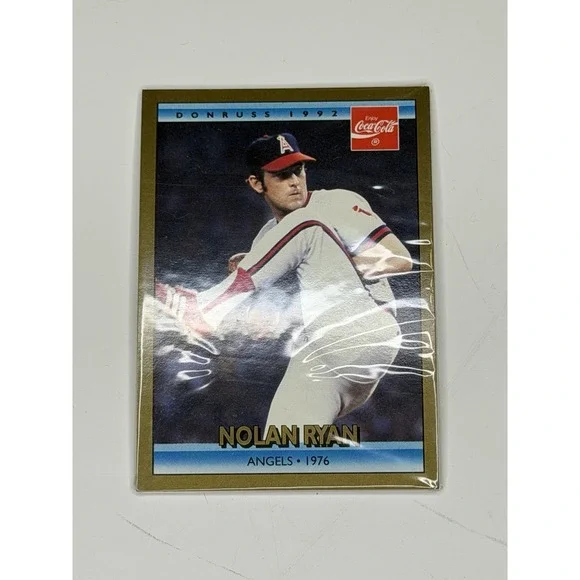 1992 Donruss Coca-Cola Nolan Ryan Career Series Angels Card #10 1976 Baseball