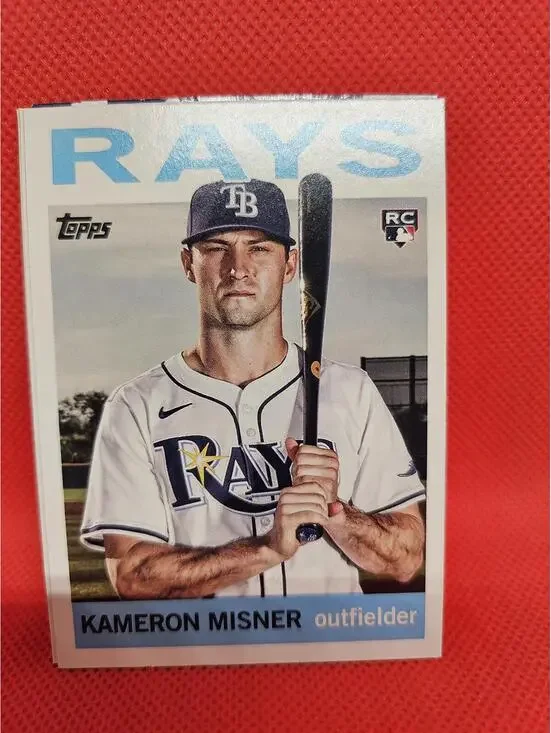 Kameron Misner  (RC)  2025 Topps Archives Rookie  #28 - Rays - RAW Mint