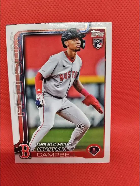 Kristian Campbell (RC)  2025 Topps Update Rookie  #US129 - Red Sox - RAW Mint