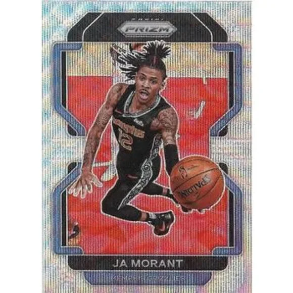 2021-22 Panini Silver Prizm Ja Morant 194 Memphis Grizzlies