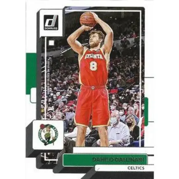 2022-23 Panini Donruss Danilo Gallinari Green Refractor #186 Boston Celtics