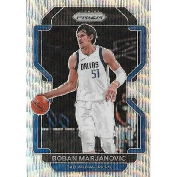 2021-22 Panini Silver Prizm Boban Marjanovic 167 Dallas Mavericks
