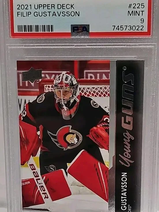 2021 Upper Deck Filip Gustavsson Young Guns #225 - Mint Condition