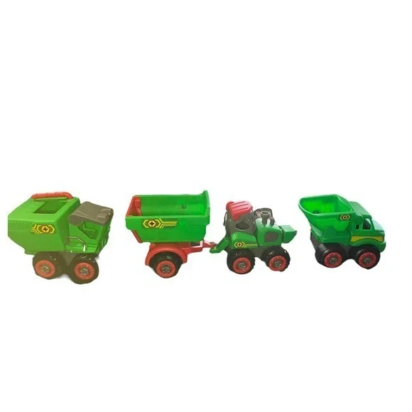 Nikko Toys Tractor, Dump Truck And Other Pieces