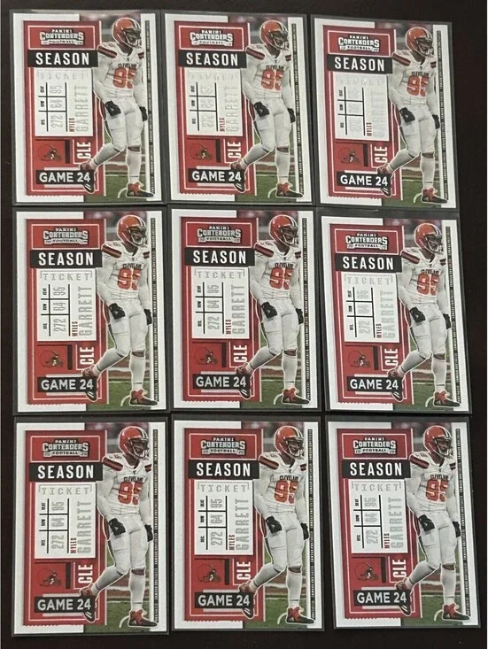 Myles Garrett 2020 Panini Contenders Season Ticket Collection 9 NFL NM Lot.