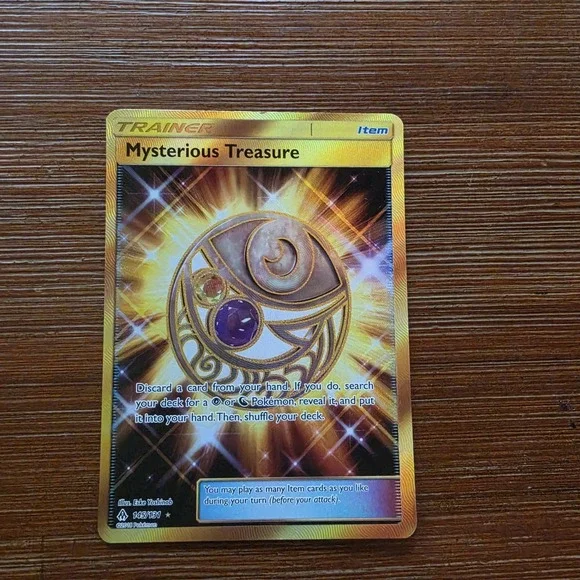 Mysterious Treasure 145/131 Secret Rare Gold  Pokemon TCG Trainer Lightly Played