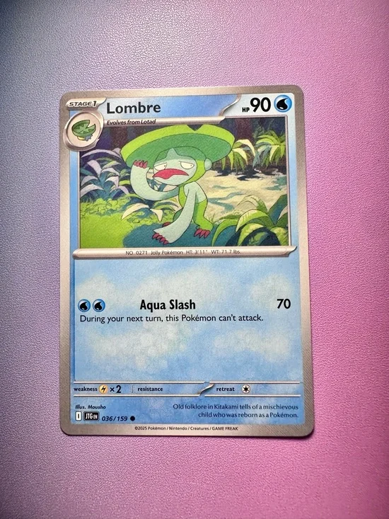 lombre - 036/159 (common) — pokémon: journey together
