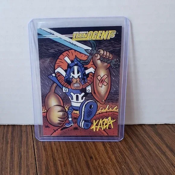 1993 Topps Comics Teen Agents Kaza Jack Kirby Promo Card #3