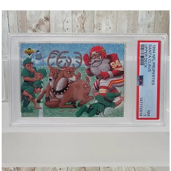 SANTA CLAUS 1994 Upper Deck Season's Greetings - NFL Football Card PSA 7
