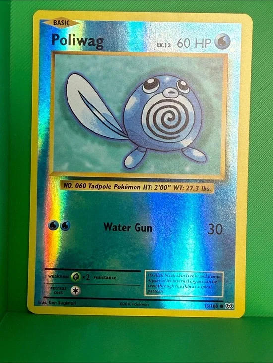 Poliwag 23/108 Evolutions Reverse Holo