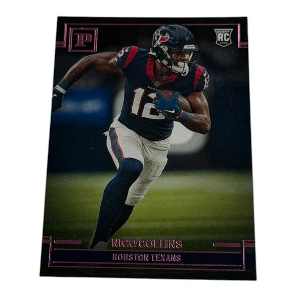 2021 Panini‎ Chronicles Nico Collins Houston Texans Pink Rookie Card PA-32 RC