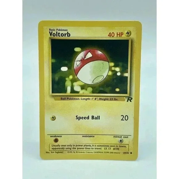 Voltorb 69/82 Pokémon TCG Vintage‎ 2000 Non Holo WOTC NM