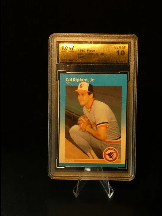 1987 Fleer Cal Ripken Jr #478 Mint Grading Gem Mint 10 Baltimore Orioles