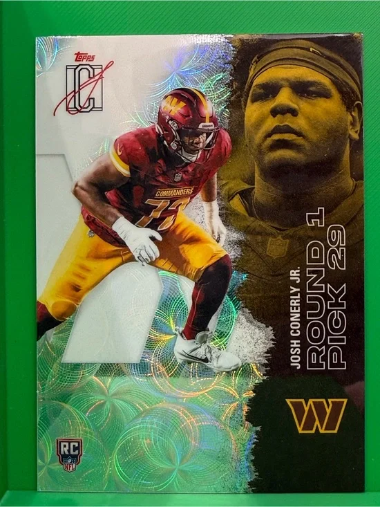 2025 Topps Josh Conerly Jr. Washington Commanders Rookie Card #226
