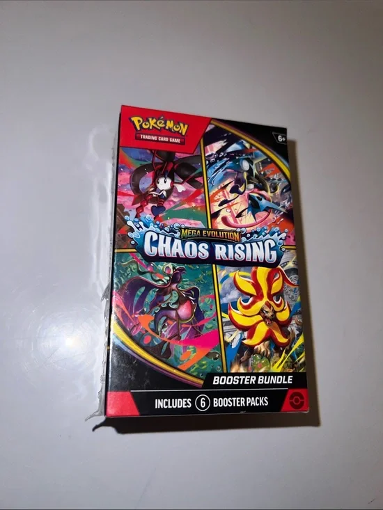 NIB 6pk Pokemon Chaos Rising booster card Bundle Pack