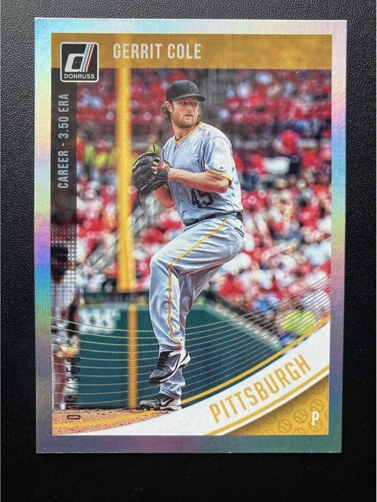 2018 Panini Donruss - Gerrit Cole Jersey Match 45/350 #161 Pirates