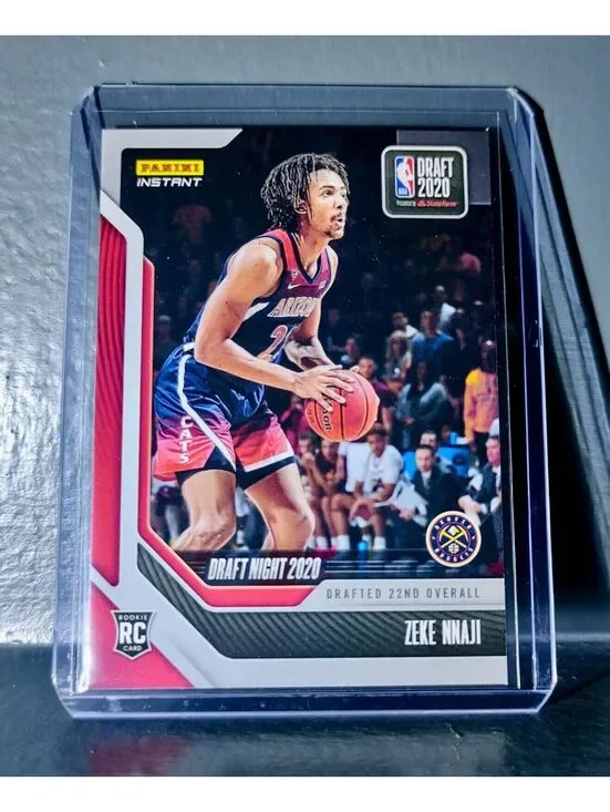Zeke Nnaji 2020-21 Panini Draft Night #37 Basketball Rookie Card 1 of 281