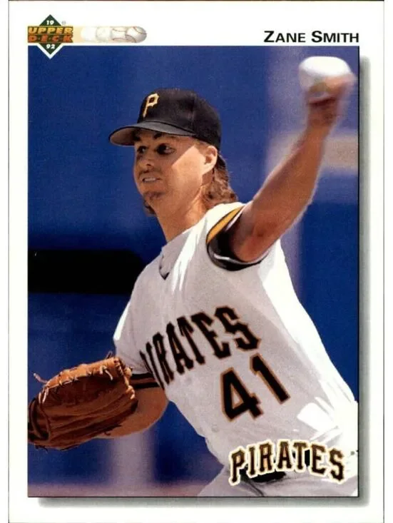 Zane Smith 1992 Upper Deck MLB #486 Baseball Card Pittsburgh Pirates