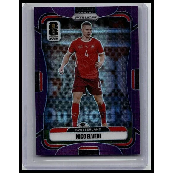 2026 Panini World Cup Nico Elvedi #423 Switzerland Purple Hyper #/299