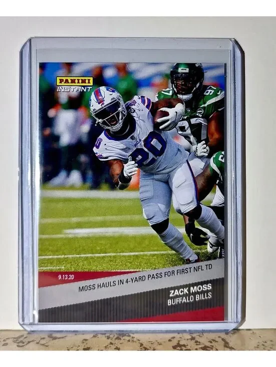 Zack Moss 2020 Panini NFL #13 Football Card Buffalo Bills 1 of 179