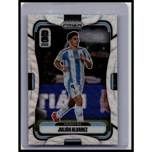2026 Panini Prizm FIFA World Cup Julian Alvarez #1 Argentina Wave Prizm