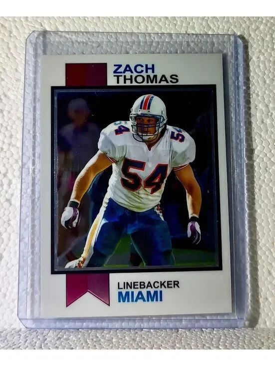 Zach Thomas 2023 Topps 1973 NFL #1973-16 Football Card Miami Dolphins