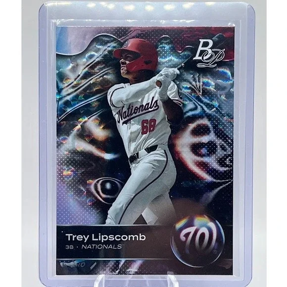 Trey Lipscomb 2023 Topps Bowman Platinum TOP-39 MLB Washington Nationals