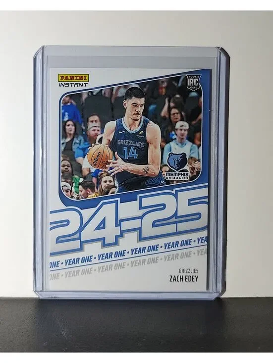 Zach Edey Rookie Card 2024-25 Panini Year One #9 Memphis Grizzlies 1/613