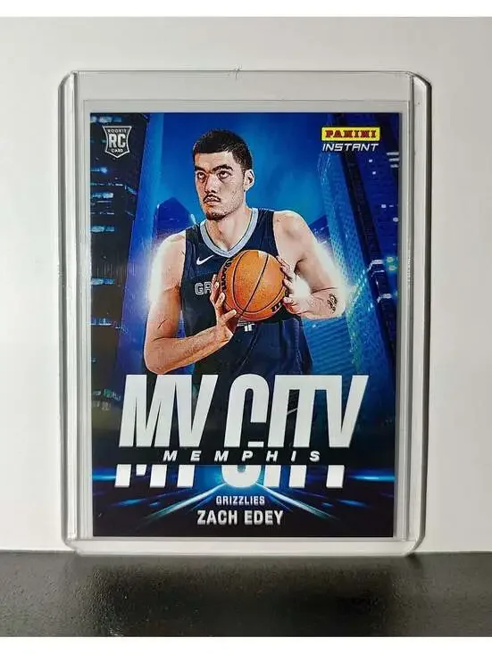 Zach Edey Rookie 2024-25 Panini MyCity NBA #26 Basketball Card Grizzlies 1/268