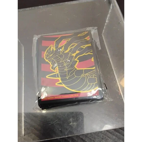 Pokemon Crestures Game Freak Card Sleeves 65 Red & Black