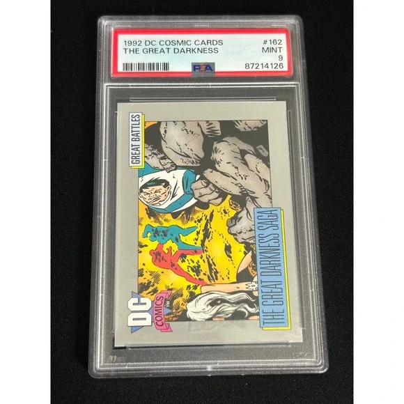 1992 DC Cosmic Cards Great Darkness‎ Saga #162 PSA 9 Mint Comic Card