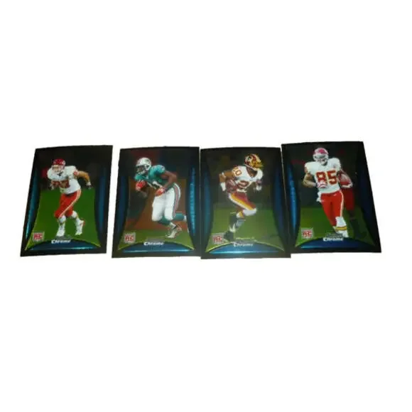 2008 Bowman Chrome Refractor Jalen Parmele‎ Brad Cottam Justin Tryon Franklin