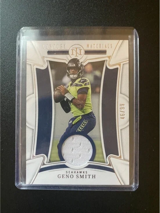 2022 Panini National Treasures - Century Materials Geno Smith #CEN-GSM /99 (MEM)