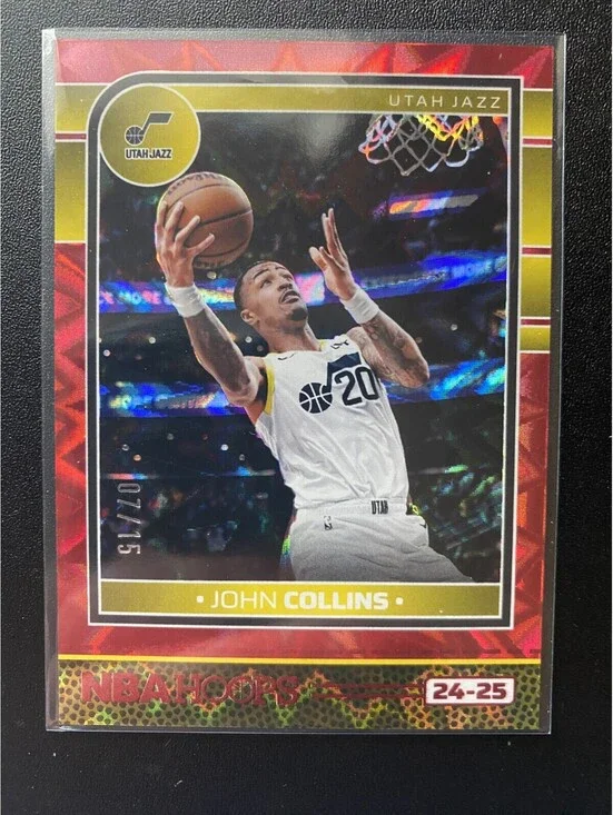 2024-25 Panini NBA Hoops Red Explosion - John Collins #24 /15