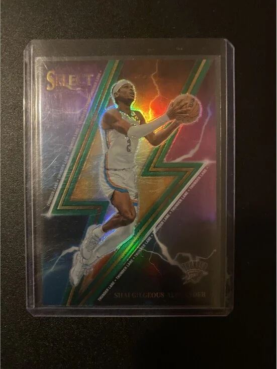 2023-24 Panini Select - Thunder Lane Green Shai Gilgeous-Alexander #11