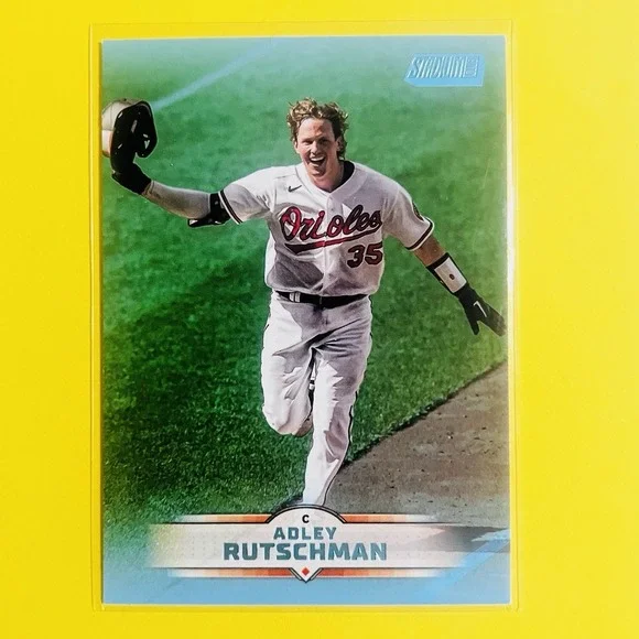 2025 Topps Stadium Club Adley Rutschman‎ Light Blue Parallel #45 Orioles