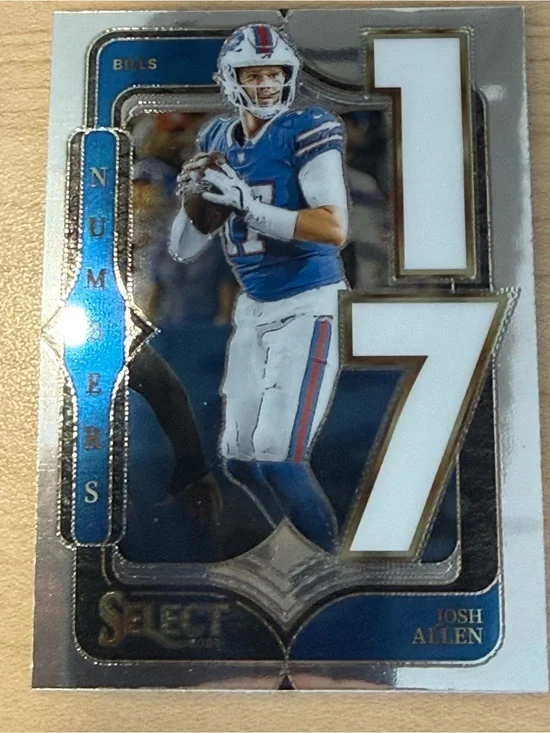 2024 Panini Select - Select Numbers Josh Allen #10