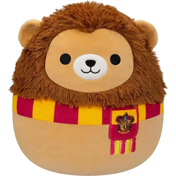 Squishmallows Original Harry Potter 10-Inch Gryffindor Lion Plush