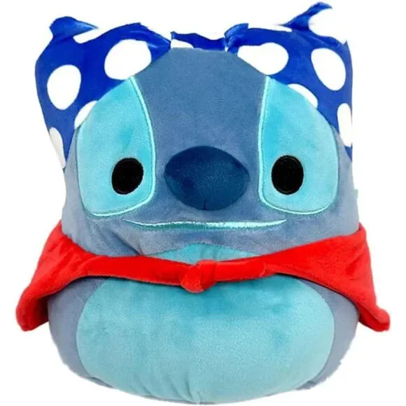Squishmallows Stitch Super Hero on Head 8