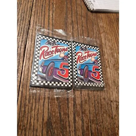 2 Sealed 1991 Racetunes NASCAR Trading Cards Carolina Custom Cards Unopened Pack