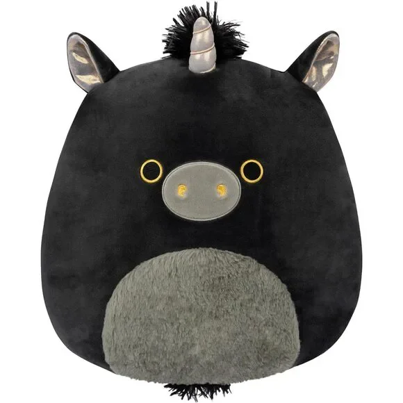 Squishmallows Nicolita the Black Unicorn 12