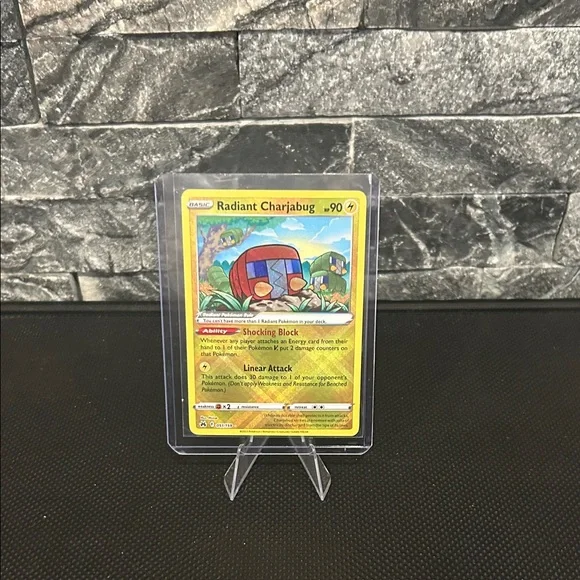 Pokemon Radiant Charjabug 051/159 Holo‎ Rare from Crown Zenith Set M/NM