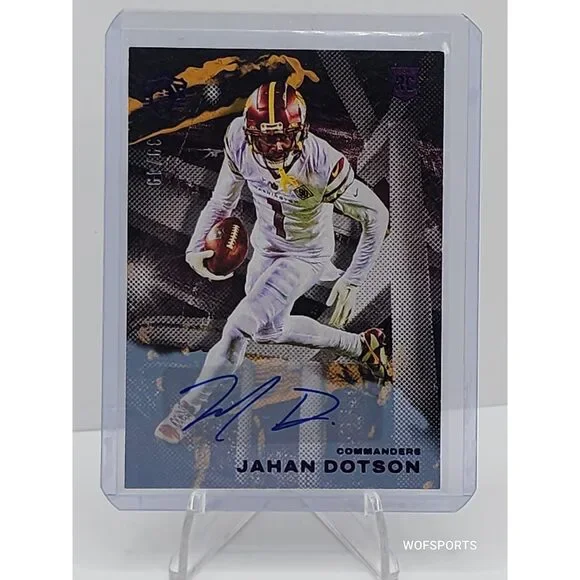 2022 Panini Chronicles Gridiron King Auto Rookie /49 Jahan Dotson RC #GK-9